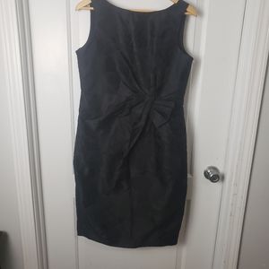 Anne Klein NY black embossed cocktail dress sz 10
